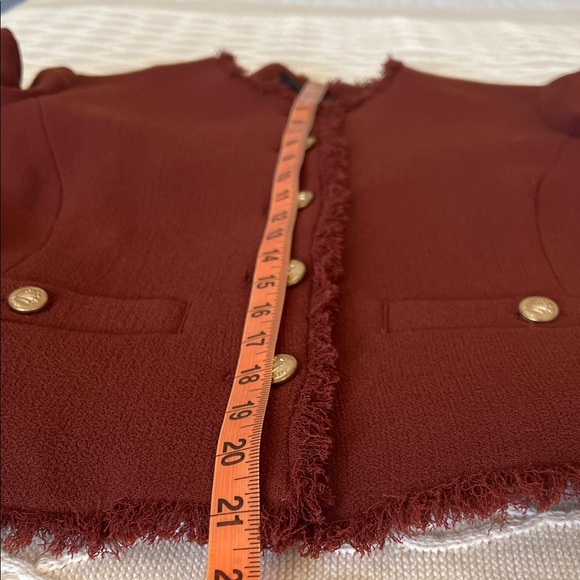 Virgin wool brick red lady jacket by Rag & Bone size 6 - Picture 7 of 8